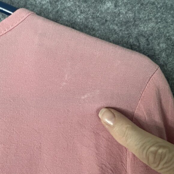 SAHARA Women’s Peasant Blouse Tassels Pink Size 36 / US Small - Picture 7 of 10